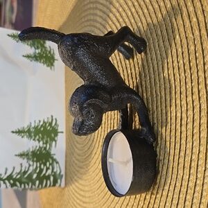 Cast Iron puppy tea light